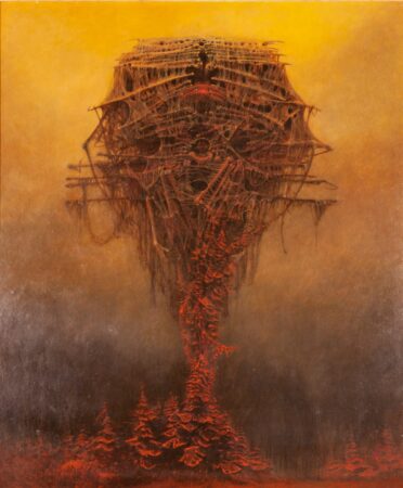Zdzisław Beksiński Nawiedzony Las