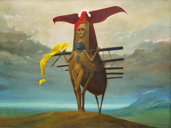 Jedno z dzieł Zdzisława Beksińskiego